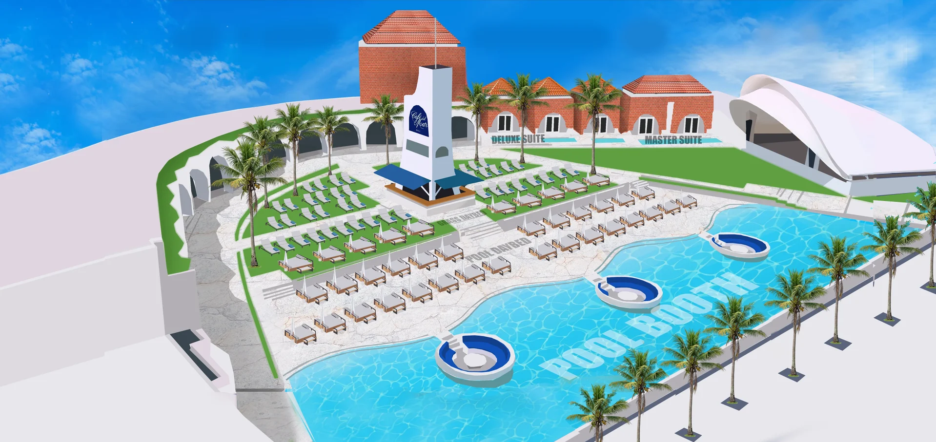 Cafe Delmar Bali Venue Map