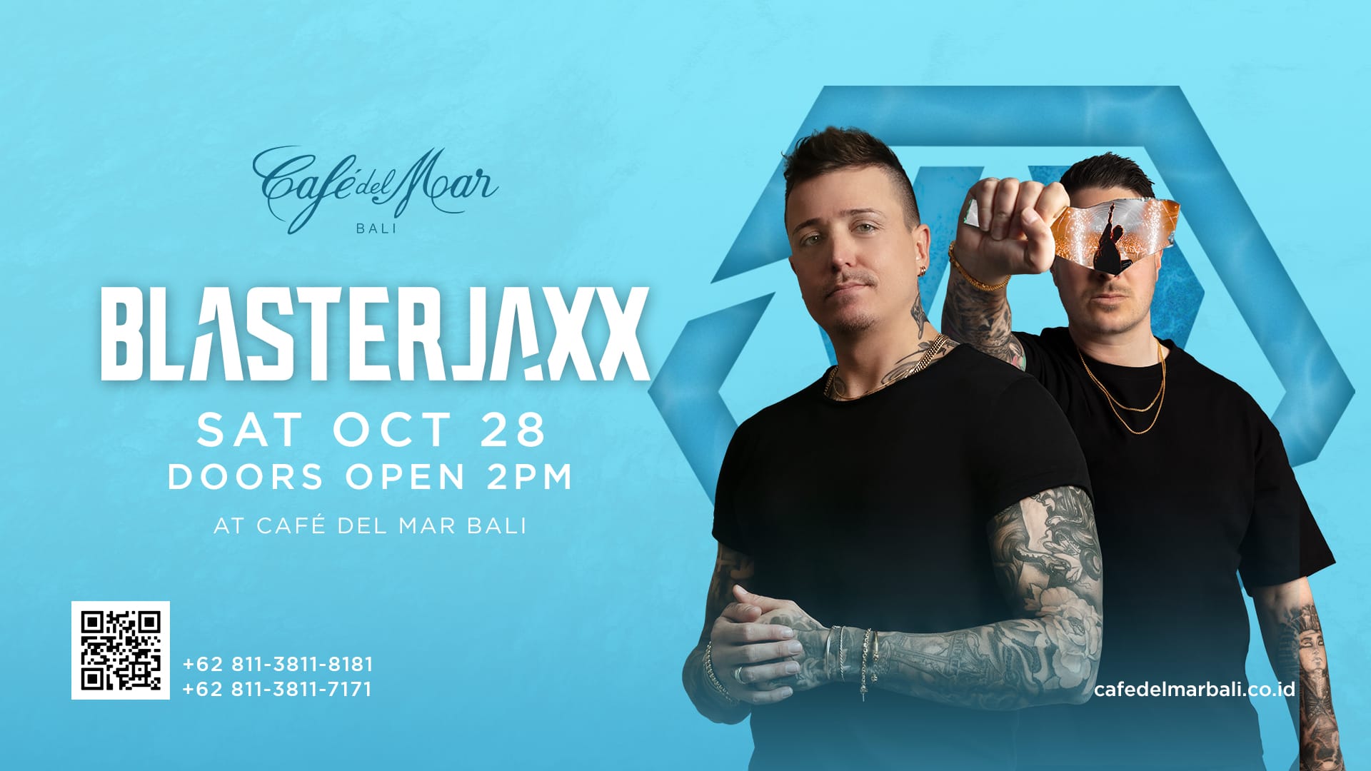 BLASTERJAXX OCT 2023 in Cafe Del Mar Bali