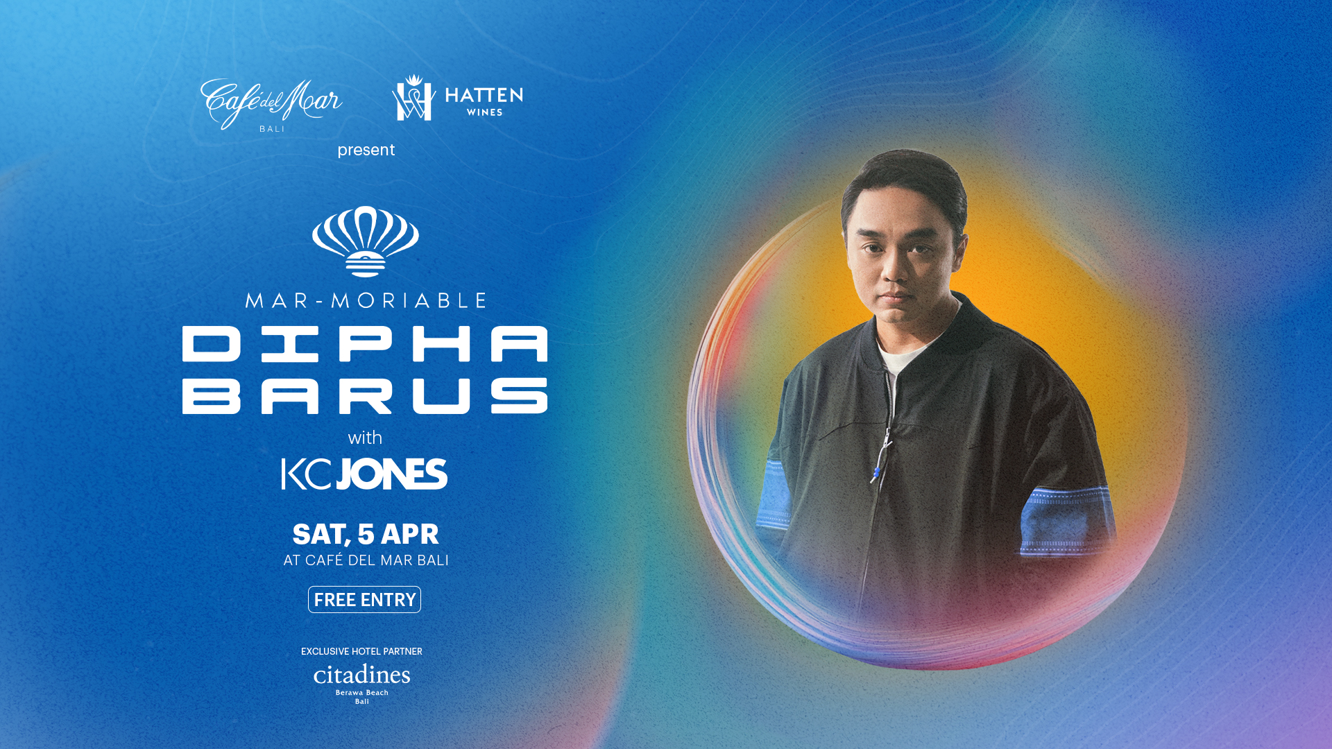 Dipha Barus at Cafe del Mar Bali 2025