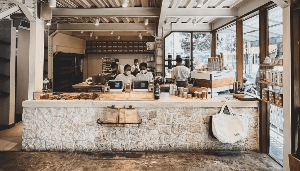 breakfast spot in canggu, baked